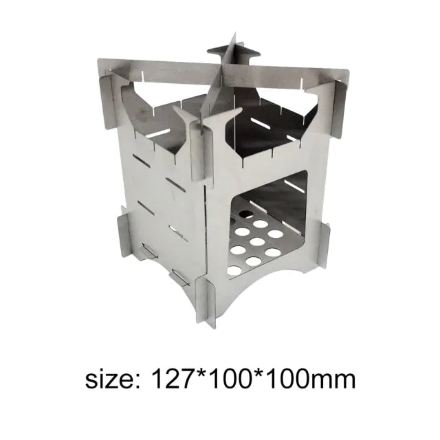 MINI OUTDOOR PORTABLE FIREWOOD STOVE
