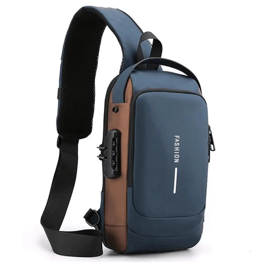 SHOULDER BAG WITH USB CHARGING