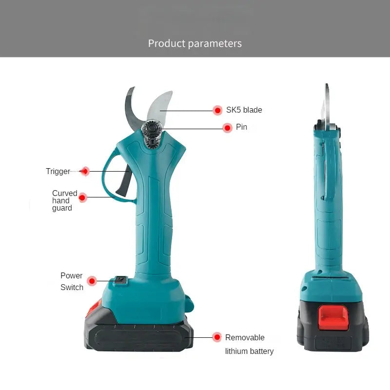 BRUSHLESS ELECTRIC PRUNING SHEARS