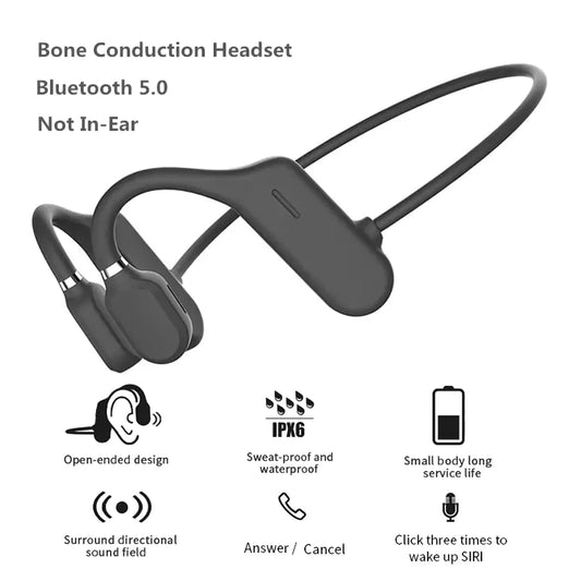 AEROWAVE BONE CONDUCTION BLUETOOTH HEADPHONES