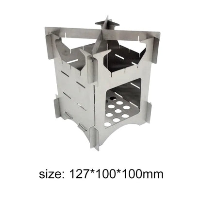 MINI OUTDOOR PORTABLE FIREWOOD STOVE