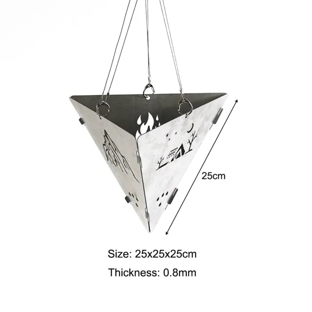 MINI OUTDOOR PORTABLE FIREWOOD STOVE