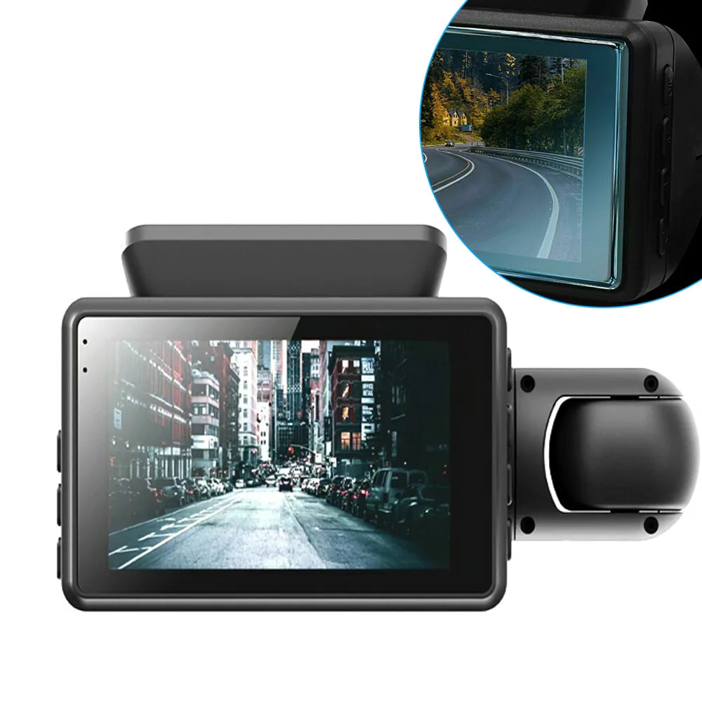 DUAL FRONT AND INTERNAL CAR CAMERA