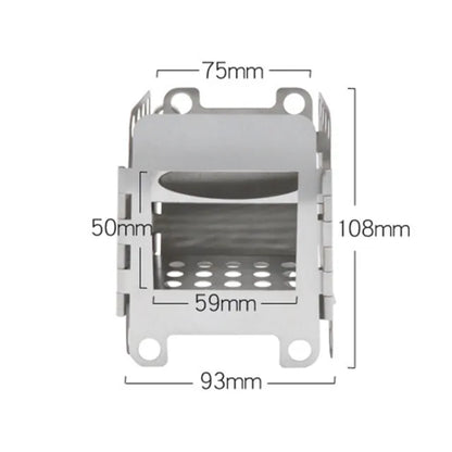 MINI OUTDOOR PORTABLE FIREWOOD STOVE