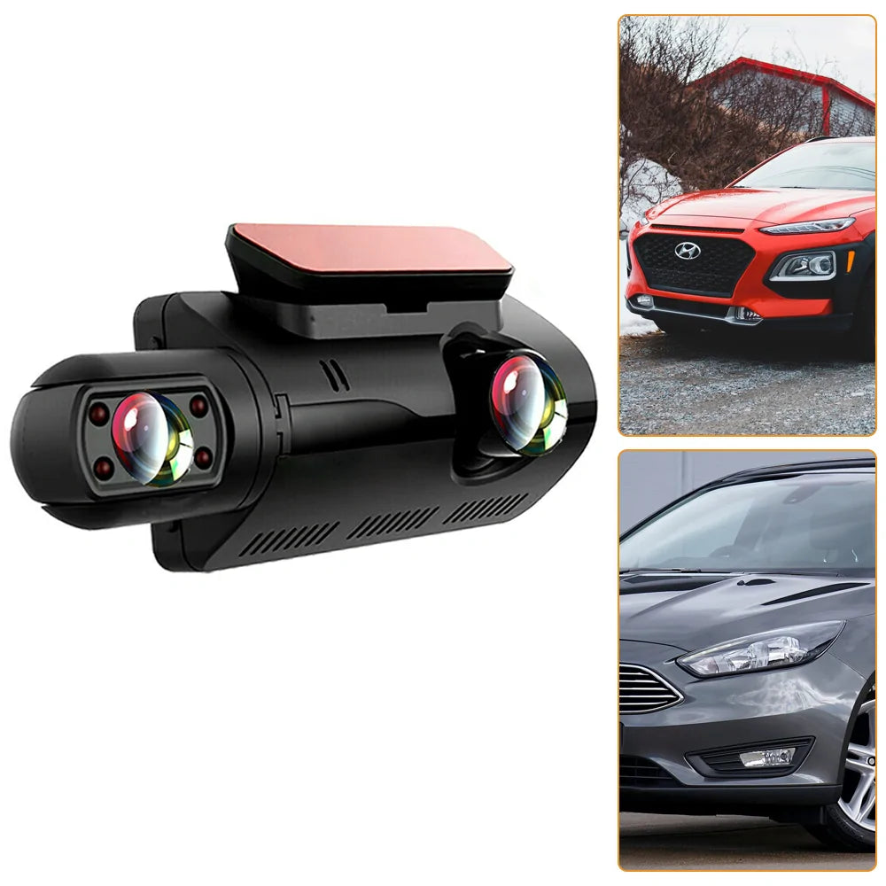 DUAL FRONT AND INTERNAL CAR CAMERA