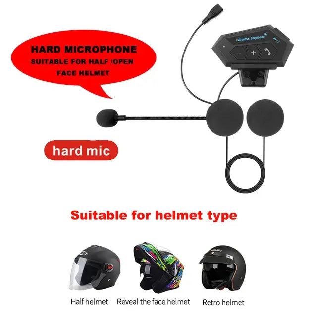 MOTOWAVE MOTORCYCLE HEADPHONES WIRELESS BLUETOOTH