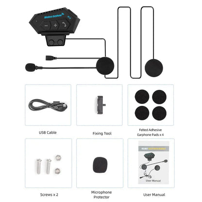 MOTOWAVE MOTORCYCLE HEADPHONES WIRELESS BLUETOOTH