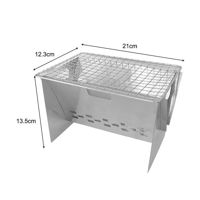 MINI OUTDOOR PORTABLE FIREWOOD STOVE