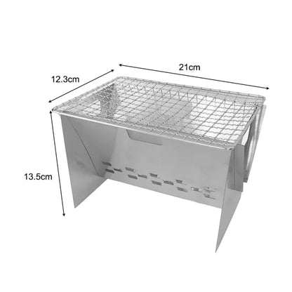 MINI OUTDOOR PORTABLE FIREWOOD STOVE