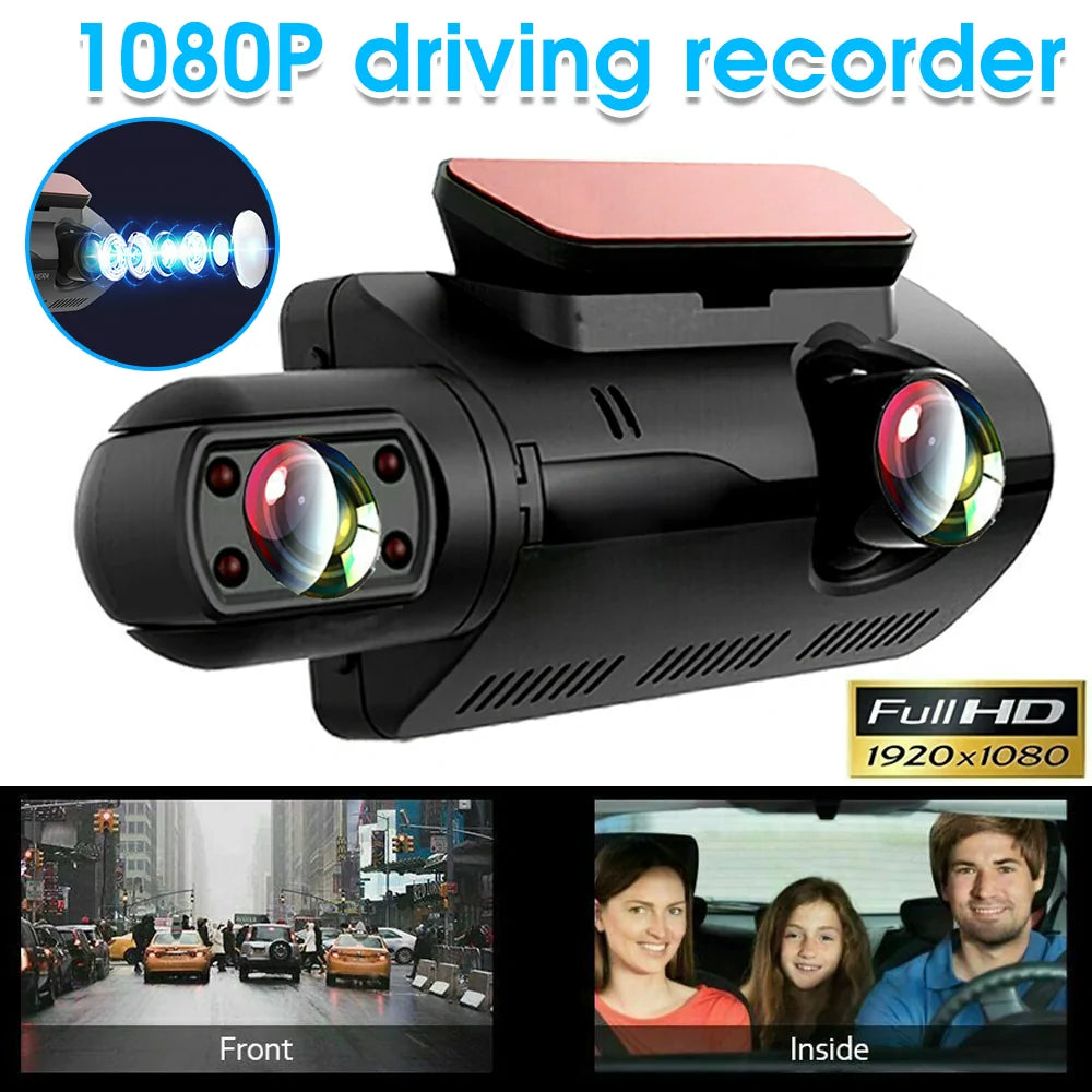 DUAL FRONT AND INTERNAL CAR CAMERA